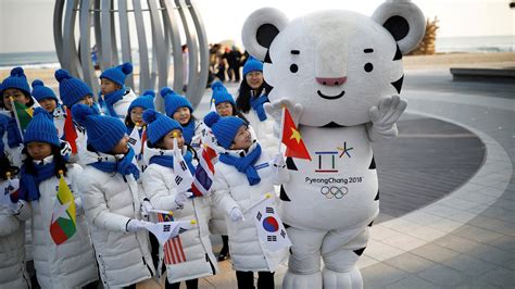 Official mascot of the 2018 winter olympics in pyeongchang